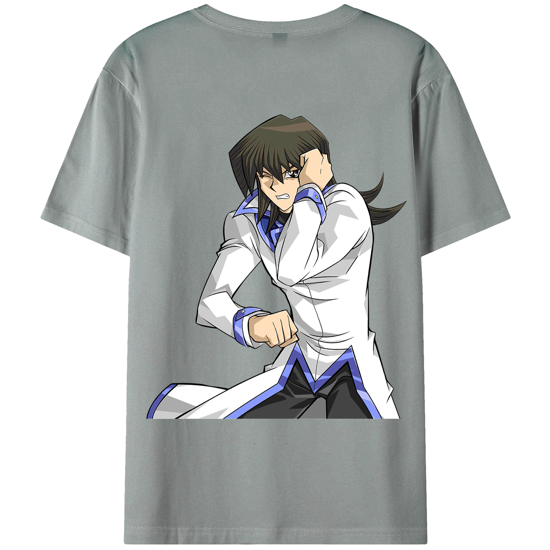 （画像用） 遊☆戯☆王 Yu-Gi-Oh! 綿100％ メンズ半袖Tシャツ（バックプリント） 通気性